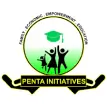 Logo of Penta Initiatives featuring a family raising hands, a graduation cap, and the phrase "Family Economic Empowerment Education," symbolizing support for education and economic empowerment.