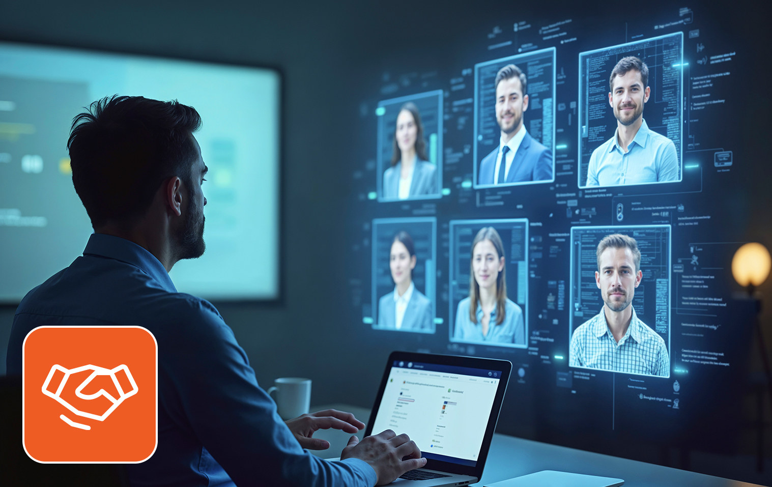 AI-backed staffing solution visualized